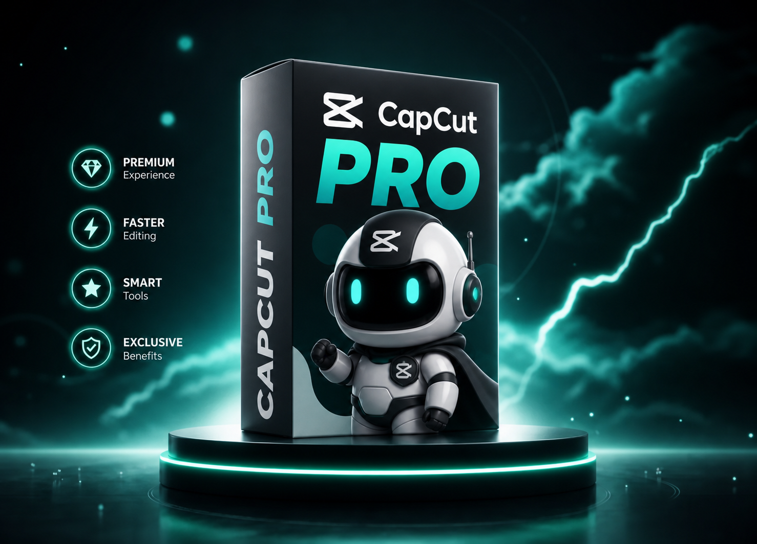 Cupcut Pro official - 1 month